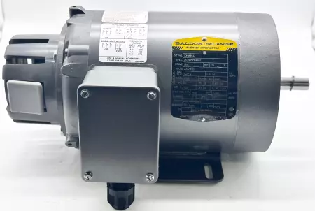 Baldor Reliance IDNM3542 Inverter Drive Motor, 0.75HP Frame 56C 