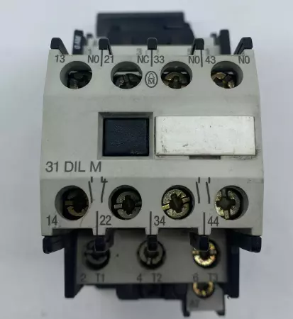 Moeller DIL0AM Contactor 600VAC 35Amp W/31DILM Aux. Contactor 