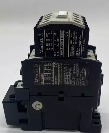 Moeller DIL0AM Contactor 600VAC 35Amp W/31DILM Aux. Contactor 