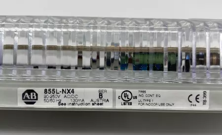 Allen-Bradley 855L-NX4 SER.B Panel Light Bar 