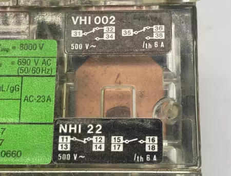 Moeller N663CNA Circuit Breaker, 600 VAC 63Amp, Handle Operated 