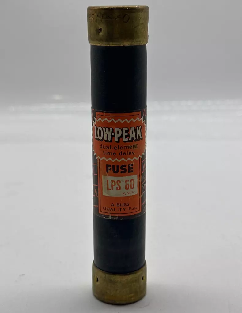 Bussmann LPS 60 Low-Peak Time Delay Fuse, 600VAC 60Amp, Class K5 
