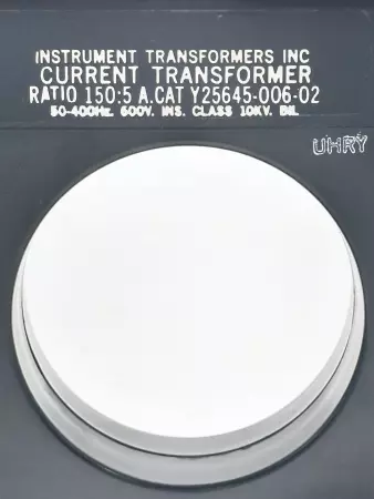 Instrument Transformers Y25645-006-02 Current Transformer 150:5 Ratio 