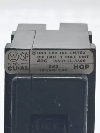 Westinghouse QBHW1015 Circuit Breaker 120/240V 15Amp 1-Pole 