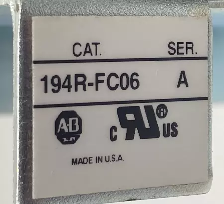 Allen-Bradley 194R-J60-1753 SA Disconnect Switch 600V 60A Handle/Cable Operated 