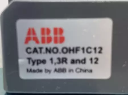 ABB OS100GJ30 Fused Disconnect Switch 600V 100A, Cable/Handle Operated 