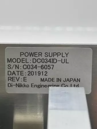 Nikko DC034ID-UL Power Supply Module 