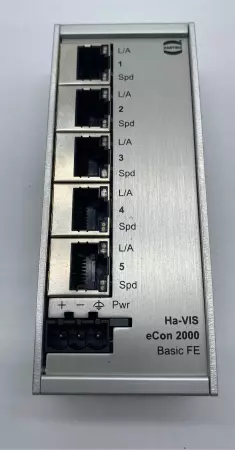 Harting HA-VIS ECON 2050BT-A Ethernet Switch, 24/48VDC 42/23MA 