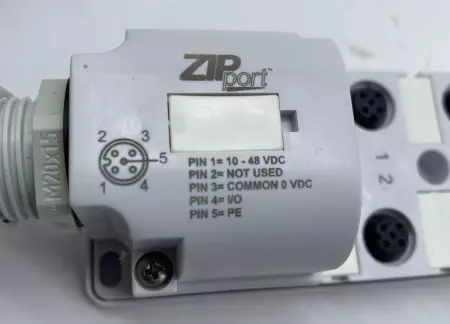 AutomationDirect ZP-JBH64-2P-5 ZIPport™ Junction Block 8-Port M12 5-Pin 
