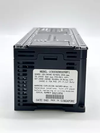 GE Fanuc IC693UDR005RP1 Series 90 Micro Programmable Controller 