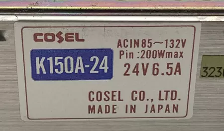 Cosel K150A-24 Power Supply, 200W 