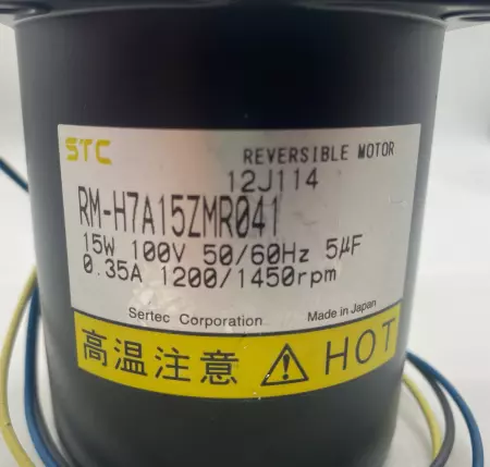 Sertec Corp. RM-H7A15ZMR041 Reversible Motor, 100V 0.35A 15W 