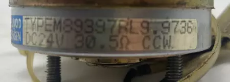 Shindengen 89397RL9.9736 Rotary Solenoid 24VDC 30.5Ω 
