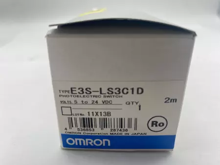 Omron E3S-LS3C1D Photoelectric Sensor, 2M Cable 