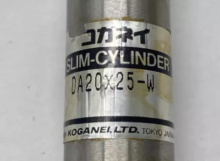 Koganei DA20X25-W Slim Air Cylinder, 20mm Bore 25mm Stroke 