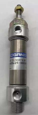 Koganei DA20X25-3001W Slim Air Cylinder, 20mm Bore 25mm Stroke 