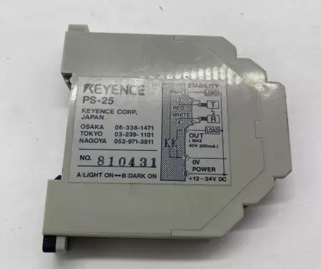 Keyence PS-25 Photoelectric Sensor Amplifier 