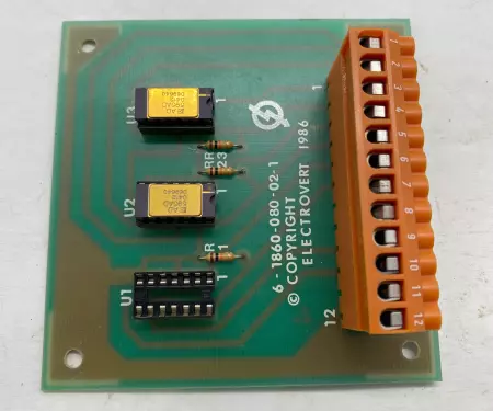 Electrovert 6-1860-080-02-1 Thermocouple Connector Board 