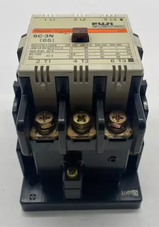 Fuji Electric 4NC2HO Contactor 600V 70Amp SC-3N 