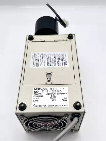 Moritex MHF-50L II Light Source & Fiber Optic Lamp 