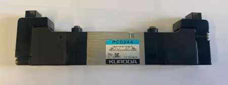 Parker Kuroda PCD344 Dual Pneumatic Solenoid Valves on Manifold 