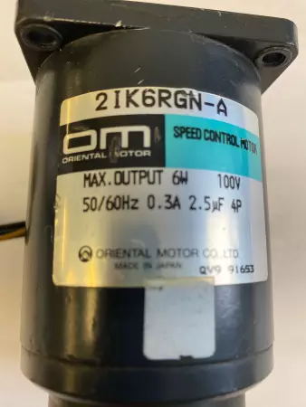 Oriental Motor 2IK6RGN-A Speed Control Motor, 4-Pole 0.3 Amp 