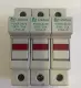 Littelfuse LPSC-ID 3-Pole Fuse Holder, Class CC Fuses 600V 60A 