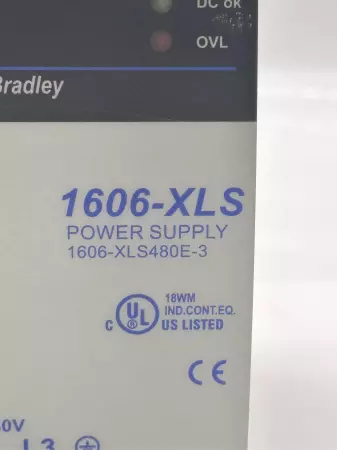 Allen-Bradley 1606-XLS480E-3 SE.A Power Supply Input 380-420VAC Output 24-28VDC 
