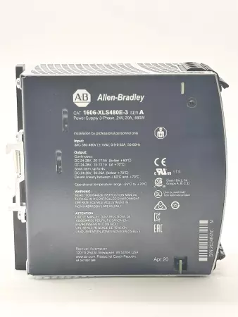 Allen-Bradley 1606-XLS480E-3 SE.A Power Supply Input 380-420VAC Output 24-28VDC 