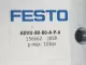 Festo 156662 Pneumatic Cylinder, 80mm Bore 80mm Stroke W/Position Transmitter 