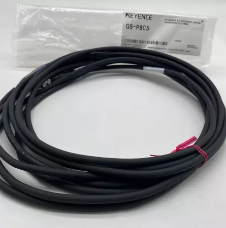 Keyence GS-P8CS 8-Pin Cable, M12 Connector 5M 