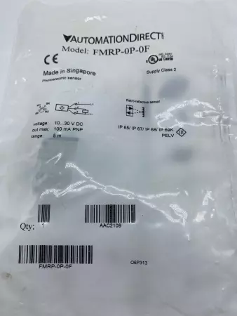 AutomationDirect FMRP-0P-0F Photoelectric Sensor, 5M Distance 