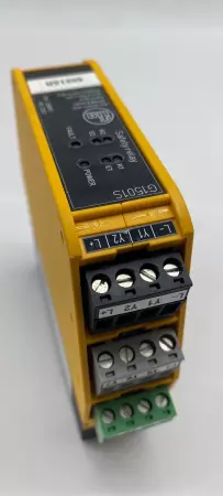 IFM G1501S Safety Relay, In 24VDC Out 250VAC 24VDC 10A 