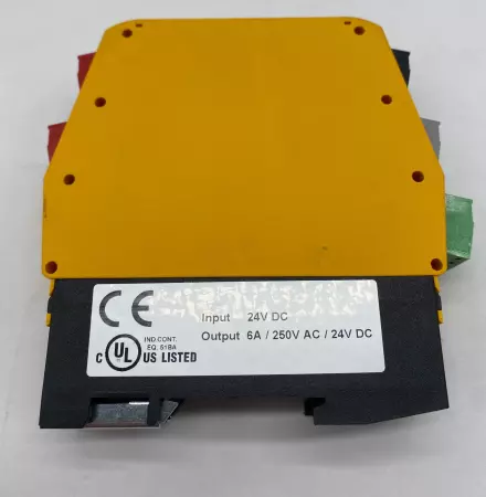 IFM G1501S Safety Relay, In 24VDC Out 250VAC 24VDC 10A 