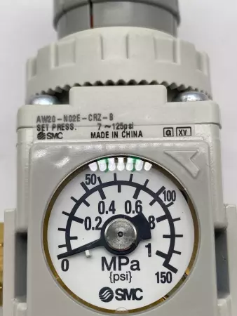 SMC AW20-N02BE-CRZ-B Filter Regulator W/Pressure Gauge 0-1MPa 