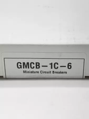 AutomationDirect GMCB-1C-6 1-Pole Miniature Circuit Breaker 277VAC 60VDC 6Amp 