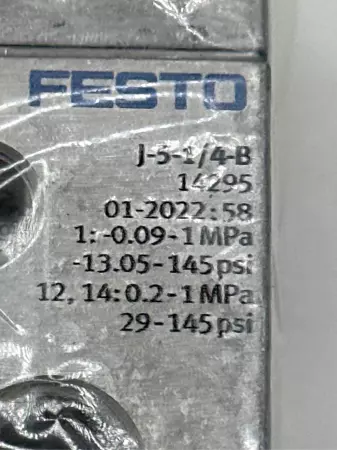 Festo J-5-1/4-B Pneumatic Valve 