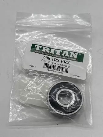 Tritan 608 2RS PRX Deep Groove Ball Bearing, 8mm Bore, Sealed 