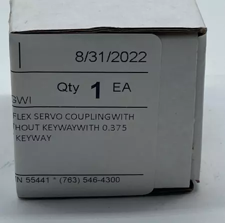 Zero-Max SD040R-004-004 Single Flex Servo Coupling, Size 40  0.375