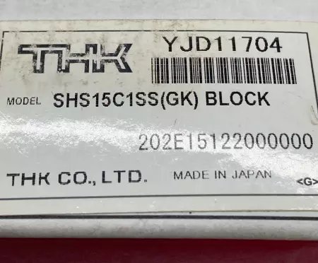 THK SHS15C1SS(GK) Linear Bearing Carriage Block, 15mm Rail 