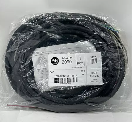 Allen-Bradley 2090-XXNPMF-16S12 SER.A Power And Feedback Cable, 12M 