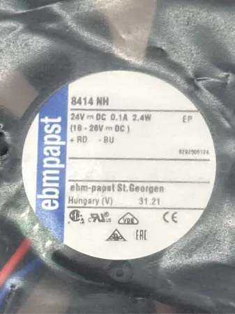 ebm-papst 8414 NH Case Cooling Fan 