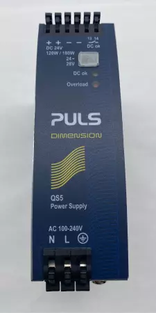 Puls QS5.241 Power Supply 120-240VAC/110-300VDC to 24-28VDC 5A 