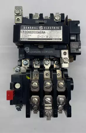 General Electric CR306C000ABNA Magnetic Starter, 600VAC 27A, Full Load 10HP 