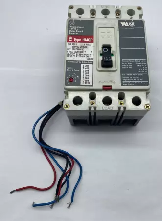 Westinghouse HMCP100R3C Circuit Breaker 600VAC/250VDC 100Amps 