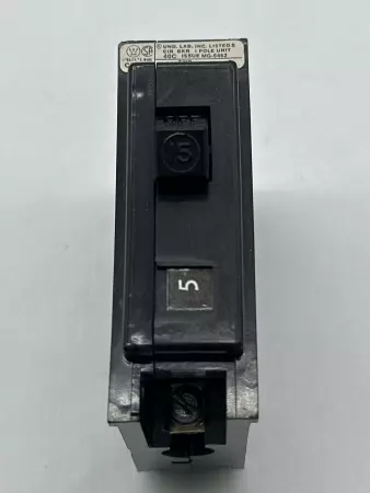 Westinghouse MG-5462 1-Pole Circuit Breaker, 120-240VAC 15A 