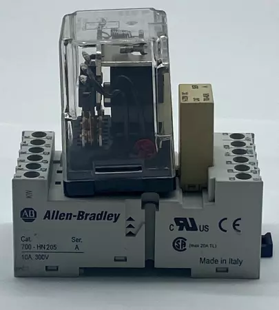Potter&Brumfield KRPA-14DG-24 Tube Base Relay, 24VDC 10A W/700-HN205 AB Socket 