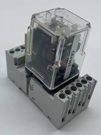 Potter&Brumfield KRPA-14DG-24 Tube Base Relay, 24VDC 10A W/700-HN205 AB Socket 