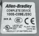Allen-Bradley 100S-C09EJ23C SER.A Contactor, 600VAC 9A, 24VDC Coil 