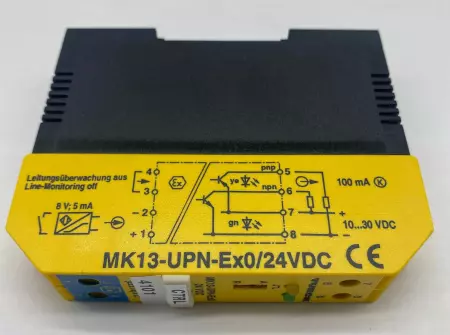 Turck MK13-UPN-EX0/24VDC Multi Modul Isolating Switching Amplifier 10-30VDC 